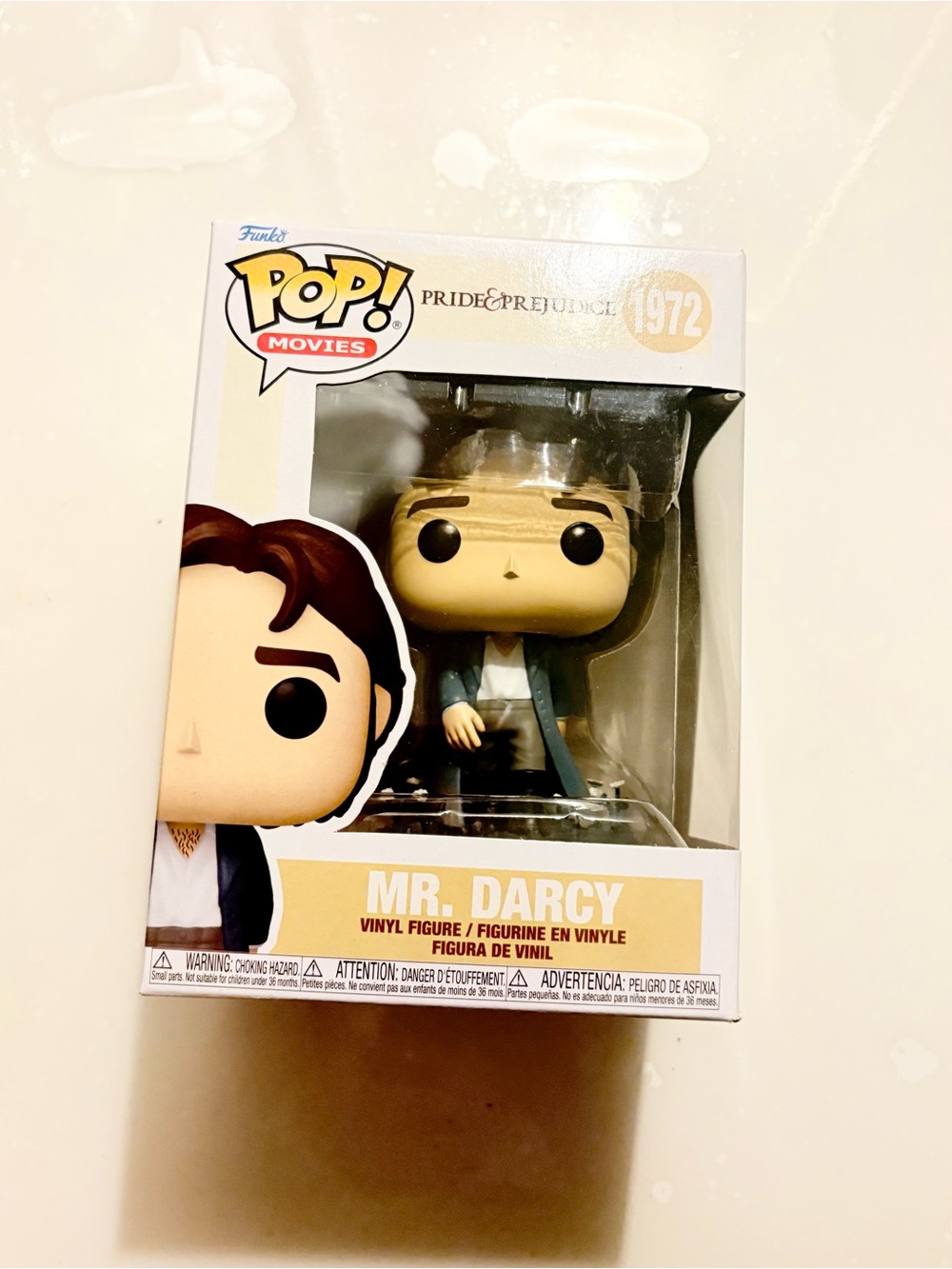 Funko Pop! Movies Mr. Darcy Vinyl Figure - White, Beige, Brown, Blue, Black